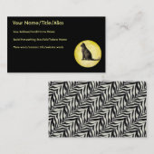 月猫 名刺 (正面/裏面)