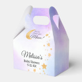 月男女兼用の少女の赤ちゃんシャワー越え フェイバーボックス (裏面サイド)