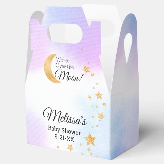 月男女兼用の少女の赤ちゃんシャワー越え フェイバーボックス (オープン)