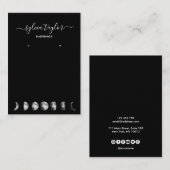 月相イヤリングフレームの表示ロゴの追加 名刺 (正面/裏面)