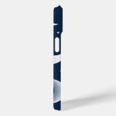 月相グリッド天体パターンデザイン Case-Mate iPhoneケース (裏面 / 右)