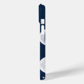 月相グリッド天体パターンデザイン Case-Mate iPhoneケース (裏面 / 左)