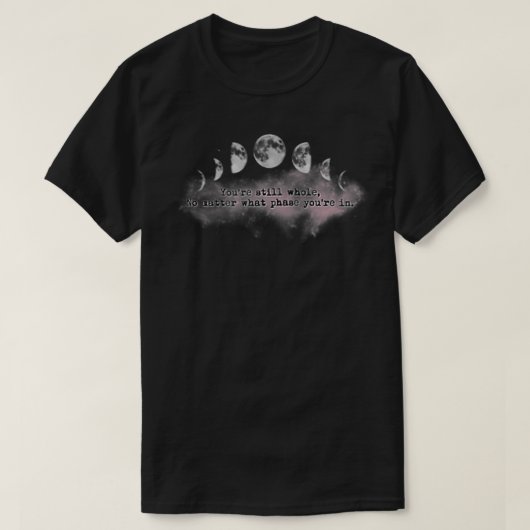 月相ジップ Tシャツ (デザイン正面)