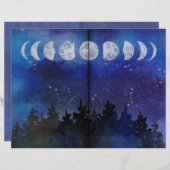 月相スクラップブック&ジャーナルページ (正面/裏面)