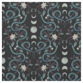 月相ヘビ ファブリック (クローズアップ)