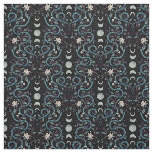 月相ヘビ ファブリック (見本)