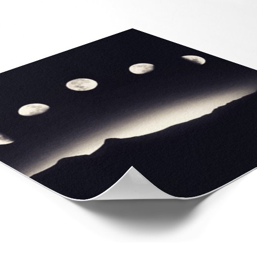 月相ポスター ポスター (角)