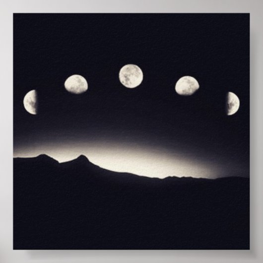 月相ポスター ポスター (正面)