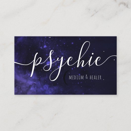 月相天空霊媒体ヒーラー 名刺 (正面)