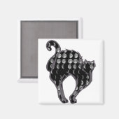 月相子猫 マグネット (正面/裏面)
