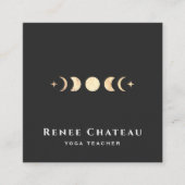 月相星占いヨガ先生 スクエア名刺 (正面)