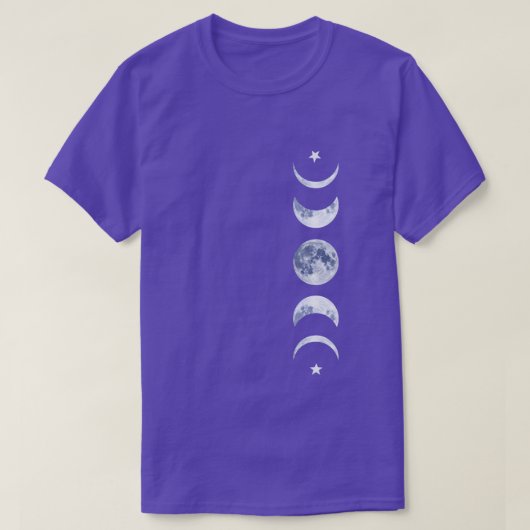 月相月周期星占い天体 Tシャツ (デザイン正面)