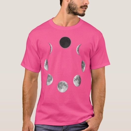 月相月暦天文学双眼鏡Ae Tシャツ (正面)