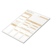 月相症状プランナーメモ帳 ノートパッド (アングル)