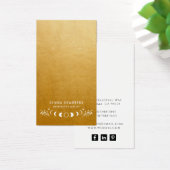 月相金ゴールドイヤリングジュエリー表示カード (デスク)