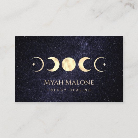 月相銀河系ヨガエネルギーヒーラー 名刺 (正面)