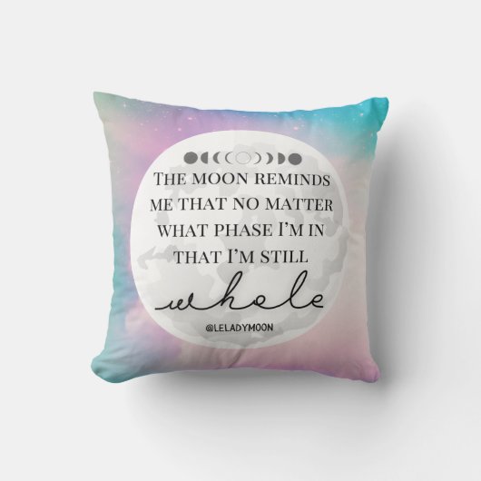 月相 クッション (正面)