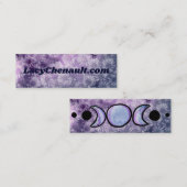 月相 スキニー名刺 (正面/裏面)