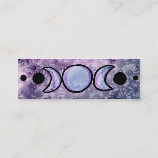 月相 スキニー名刺 (裏面)