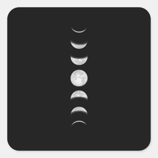 月相 スクエアシール (正面)