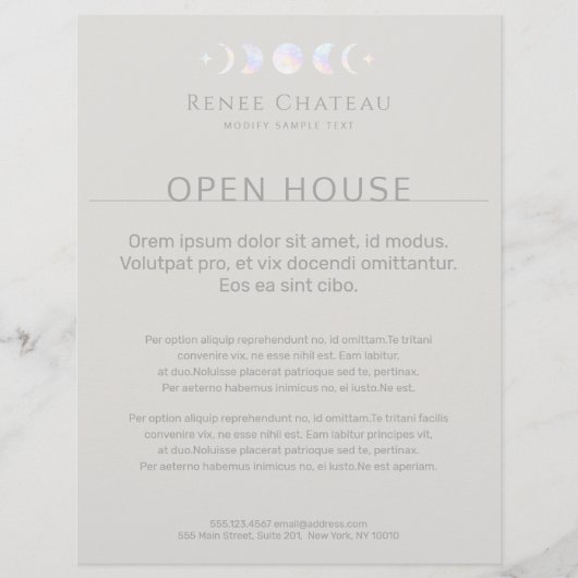 月相 チラシ (正面)