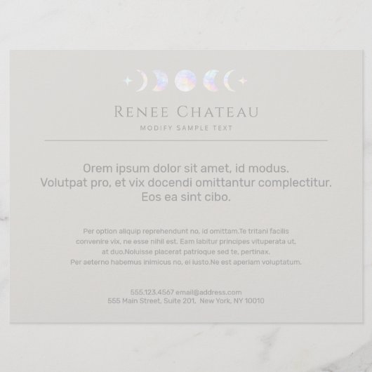 月相 チラシ (正面)