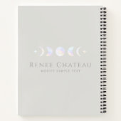 月相 ノートブック (裏面)