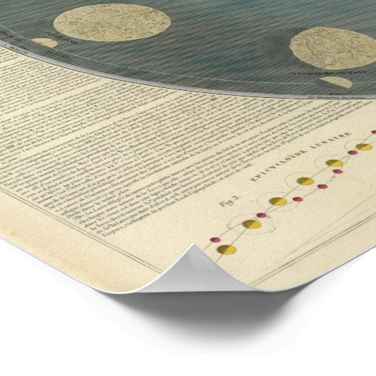 月相 ポスター (角)