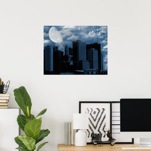 月相 ポスター (ホームオフィス)