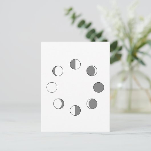 月相 ポストカード (スタンド正面)