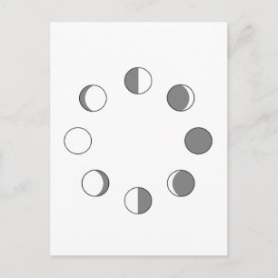 月相 ポストカード