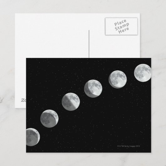 月相 ポストカード (正面/裏面)