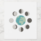 月相 ワインラベル (シングルラベル)