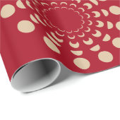 月相,占星術の金ゴールド,赤,天 ラッピングペーパー (ロールコーナー)