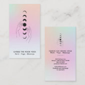 *～*月相+天の手を愛撫する 名刺 (正面/裏面)