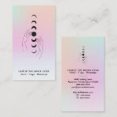 *~*月相+天手を愛撫 名刺 (正面/裏面)
