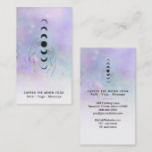 *~*月相+癒しの手 名刺 (正面/裏面)