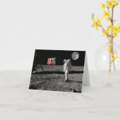 月着陸か？ カード (黄色い花)