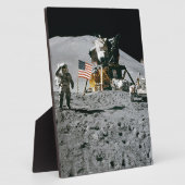 月着陸アポロ15月モジュールnasa 1971 フォトプラーク (側面)