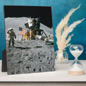 月着陸アポロ15月モジュールnasa 1971 フォトプラーク (側面)