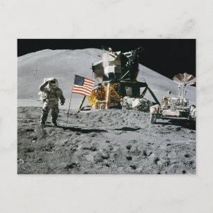 月着陸アポロ15月モジュールnasa 1971 ポストカード