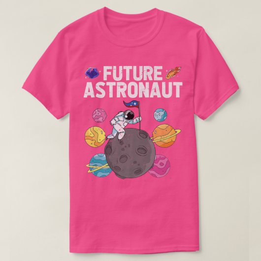 月着陸惑星宇宙科学の未来 Tシャツ (デザイン正面)