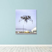 月着陸探査機 キャンバスプリント (インサイチュ (ウッドフロア))