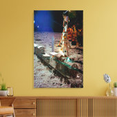 月着陸表現 キャンバスプリント (インサイチュ (リビング))