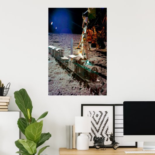 月着陸表現 ポスター (ホームオフィス)