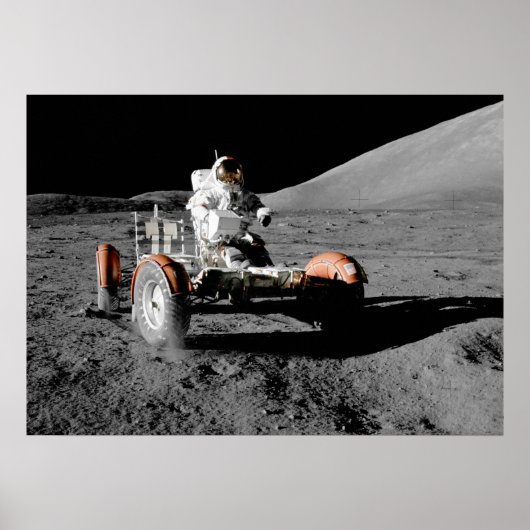 月着陸車宇宙飛行士宇宙 ポスター (正面)