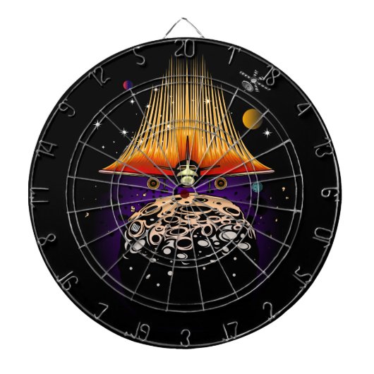 月着陸 ダーツボード (正面)