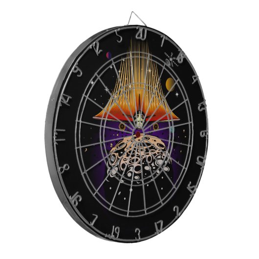 月着陸 ダーツボード (正面左)