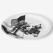 月着陸 ペーパープレート (アングル)