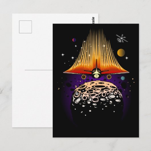 月着陸 ポストカード (正面/裏面)